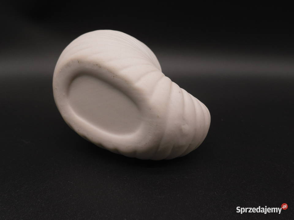 Ceramiczna biała muszla ozdoba Raszków