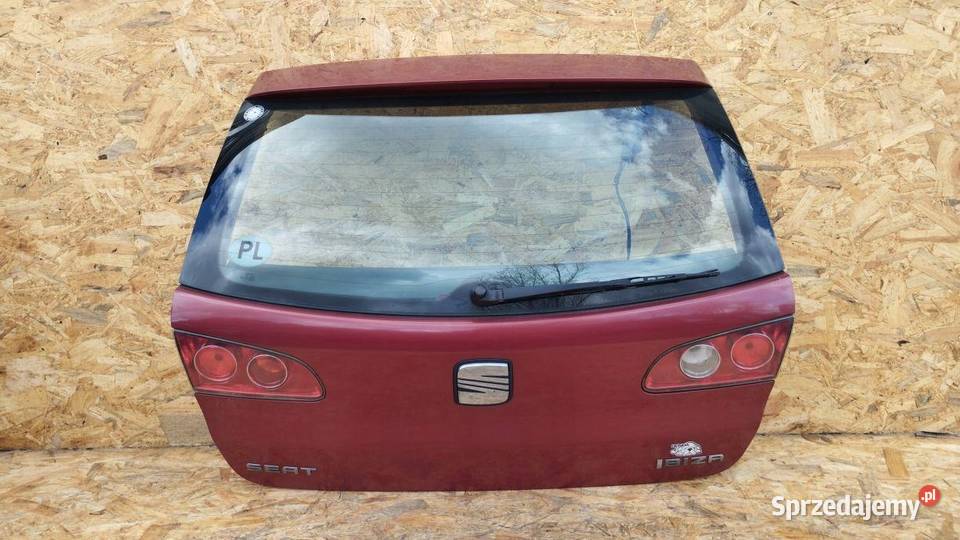 TYLNA KLAPA BAGAŻNIKA TYŁ SZYBA SEAT IBIZA III 3