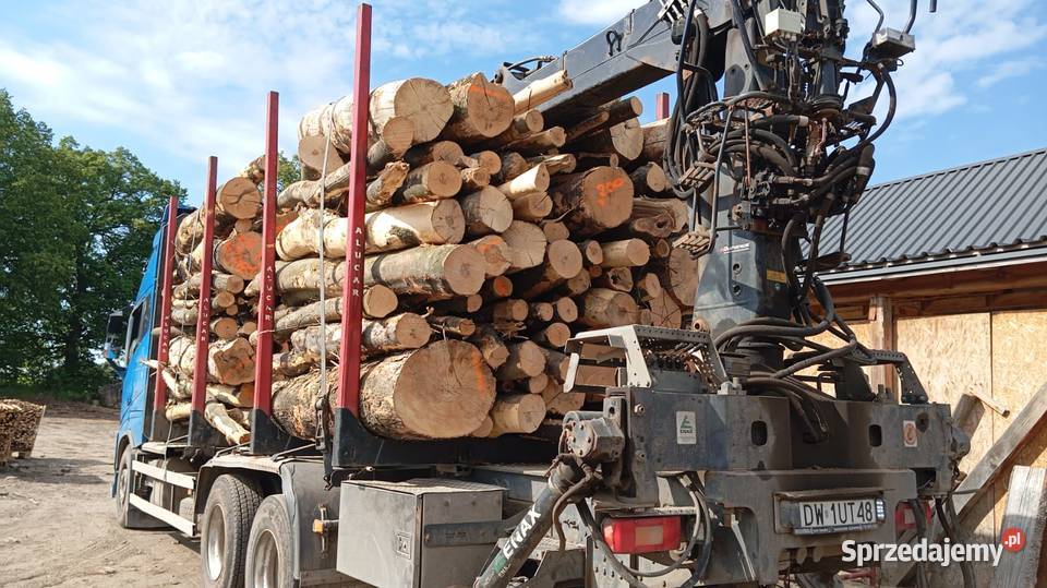 drewno opałowe kłody buk jesiondąb Świdnica
