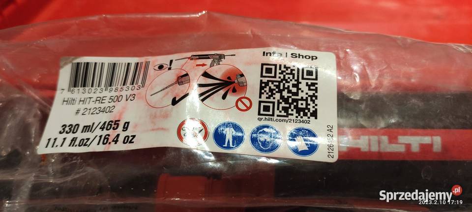 Dozownik kleju HILTI HDM 500walizkaHITRB Wycior Poznań