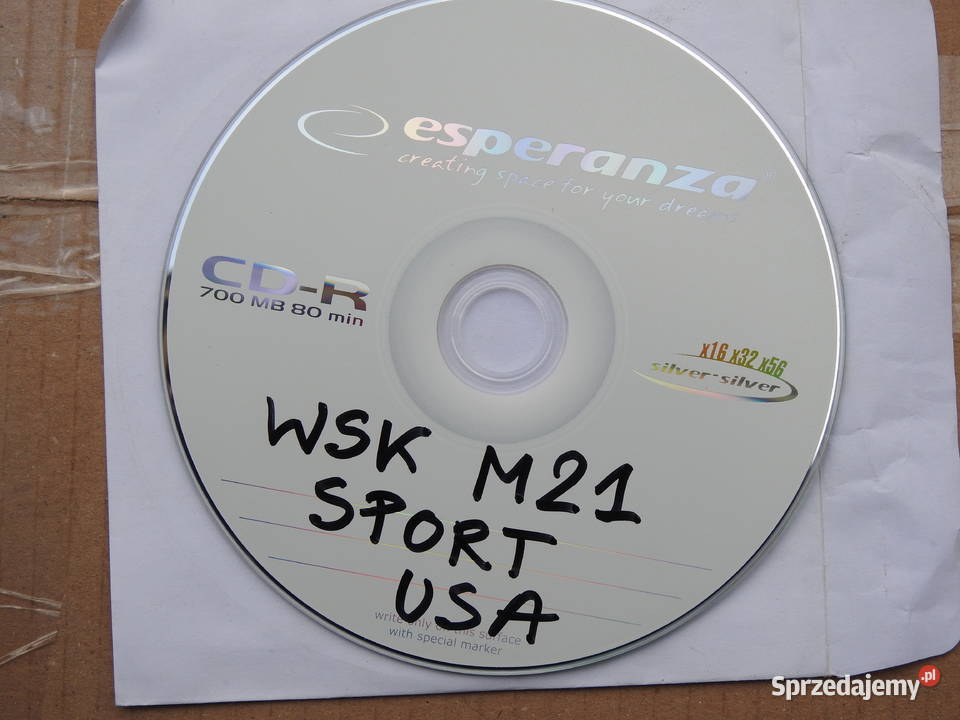 WSK M21 SPORT USA KATALOG CZĘŚCI na DVD Warszawa sprzedam
