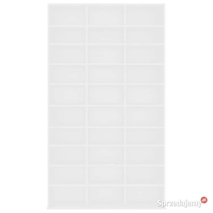 Szafka na CD biała 102x16x1775 materiał