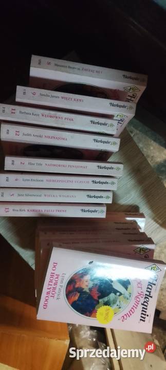 Ksiazki Harlequin duzy zestaw Augustów