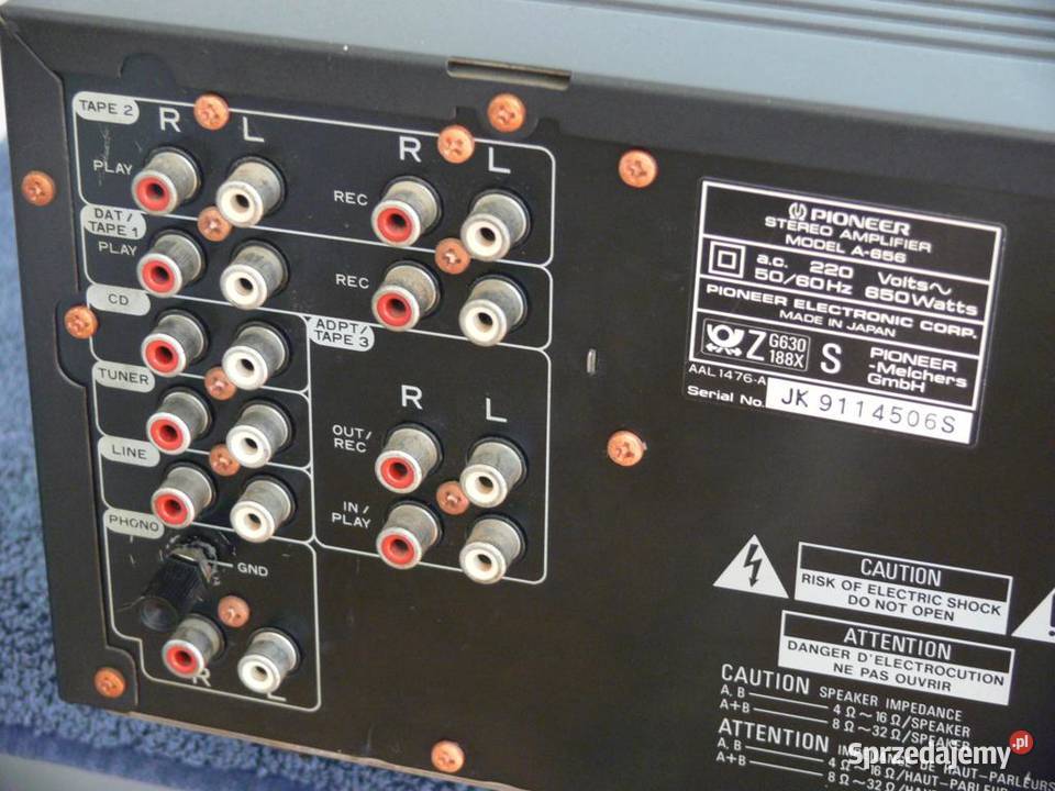 Wzmacniacz Pioneer A656 mocny 650 wat WYSYŁKA