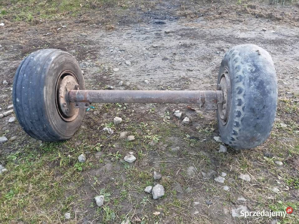 Oś oska koła balonowe do przyczepy lawety małopolskie Limanowa