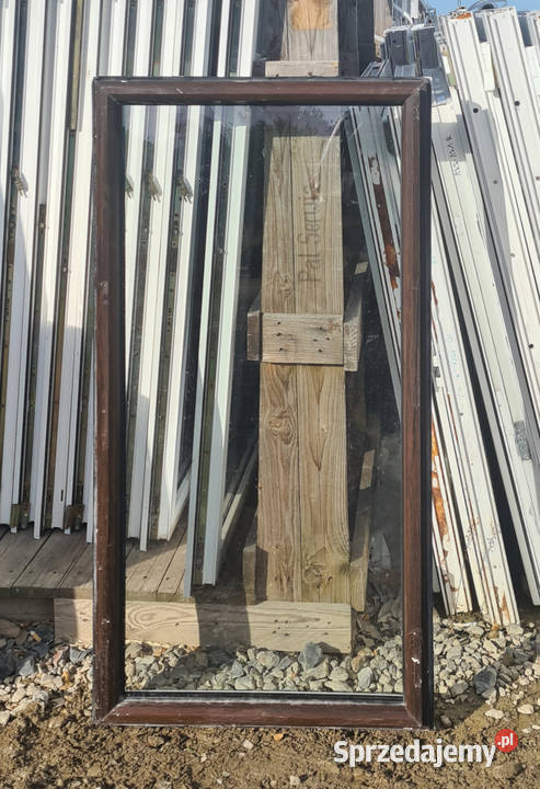 OKNA KacprzaK Witryna 62x125 FIX Używany Orzech Lublin