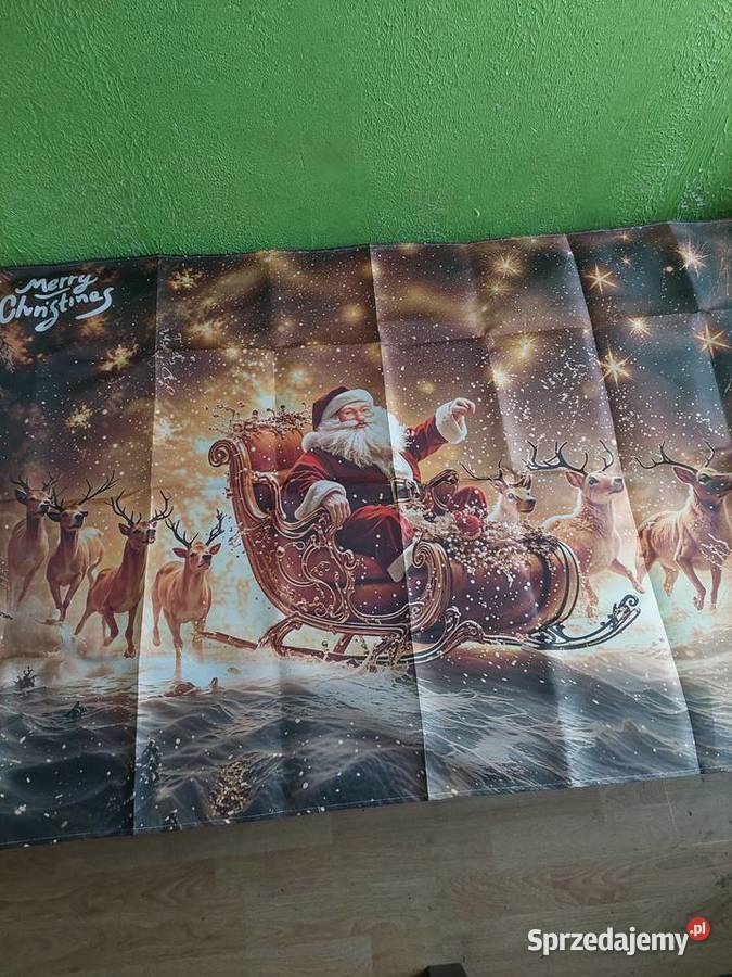Obrus z motywem świątecznym 90140 Piotrków Trybunalski sprzedam