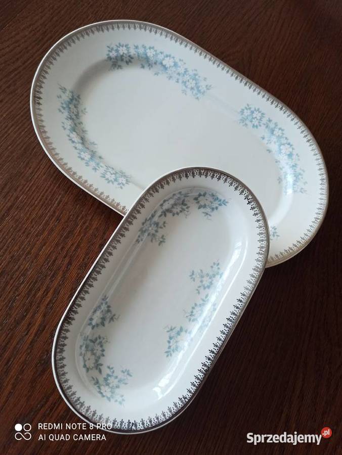 Półmiski porcelana Włocławek 2 33x22 24x13 Białystok sprzedam