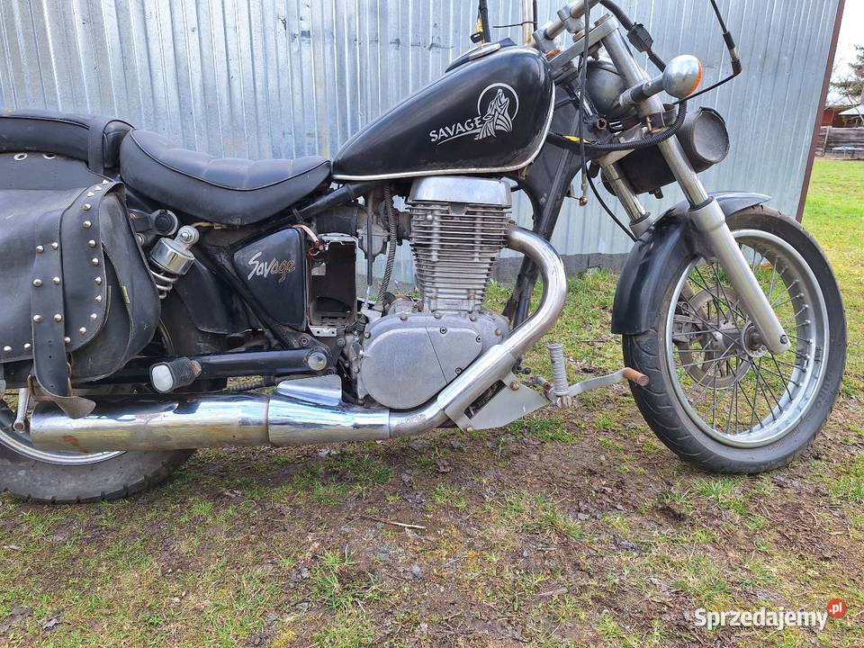 Suzuki LS 650 Savage części błotnik kierownica