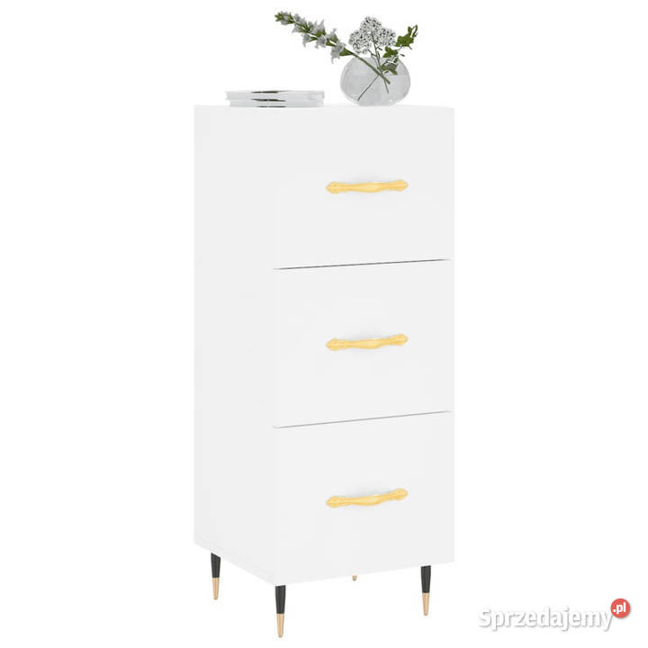 Szafka biała 345x34x90 materiał drewnopochodny