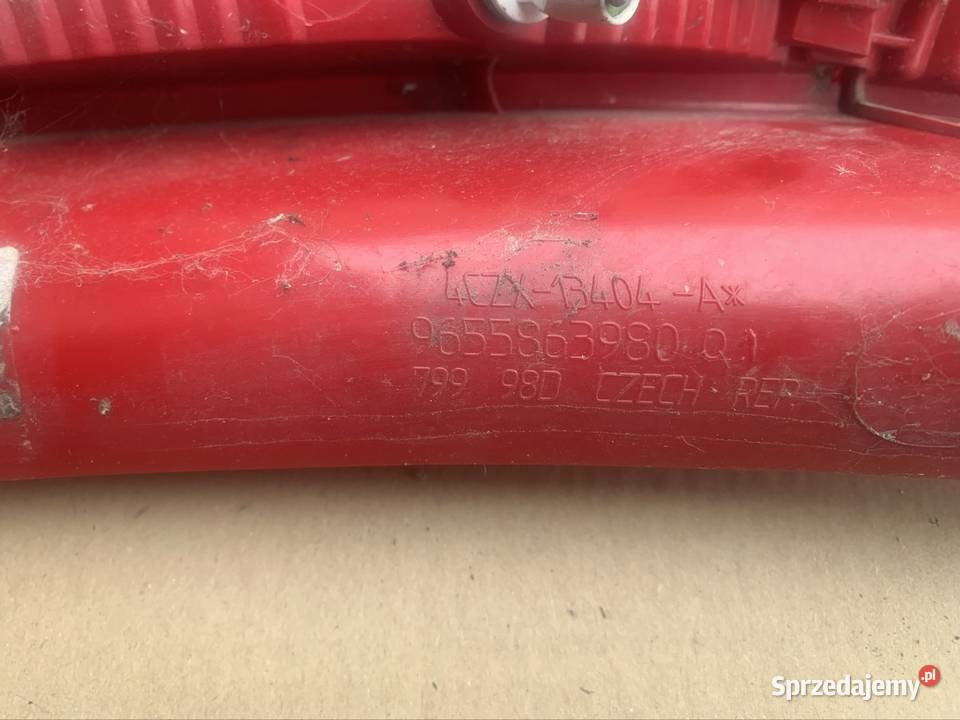 9655863980 Lampa tył tylna prawa Citroen c4 I 1 prawe zachodniopomorskie