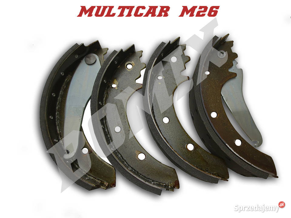 Szczęki hamulcowe Multicar M26 tył komplet na oś łódzkie Konstantynów Łódzki sprzedam