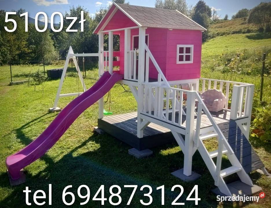 Drewniany plac zabaw Krzeszów