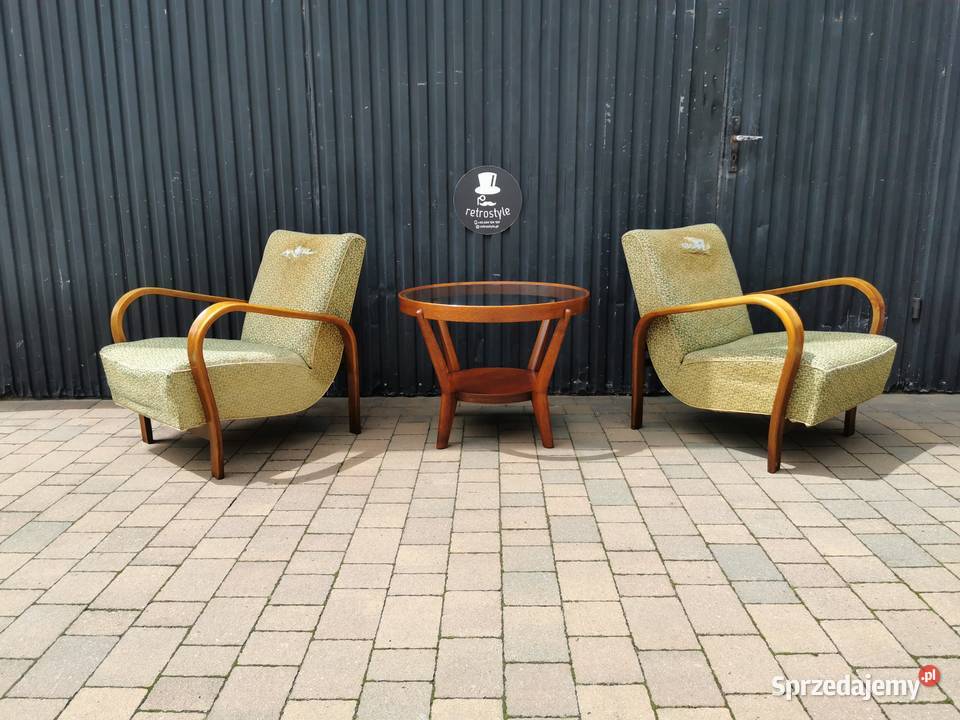 Zestaw ART DECO Kropek Koelka Czechosłowacja Pogórze