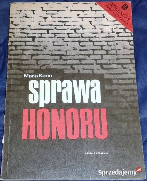 Sprawa honoru Maria Kann miękka Pozostałe Chełm