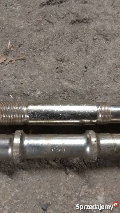 Stare ośki rowerowe PRL suport Góra Kalwaria