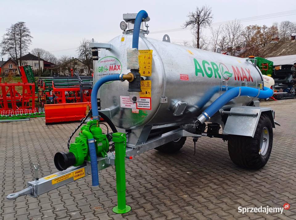 Wóz asenizacyjny beczkowóz 4000 1S AGROMAX ręki Tarnogród