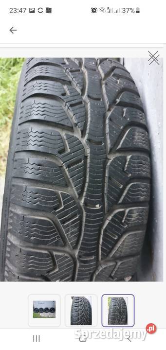 Felgi 4 z oponami zimowymi PEUGEOT 106206 Sosnowiec