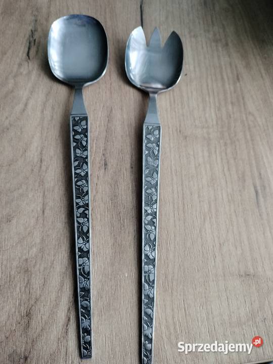 Łyżki długie stołowe w motyle do mieszania sałat Choszczno