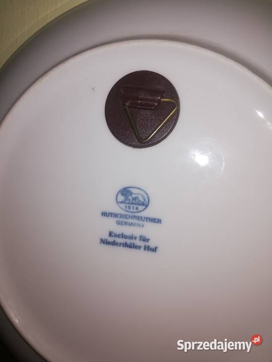 talerz Hutschenreuther zima łódzkie Chorzew