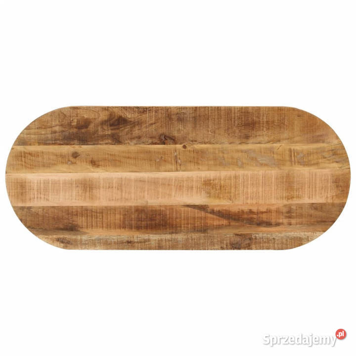 Blat stołu 110x40x25 owalny surowe drewno mango mazowieckie Warszawa