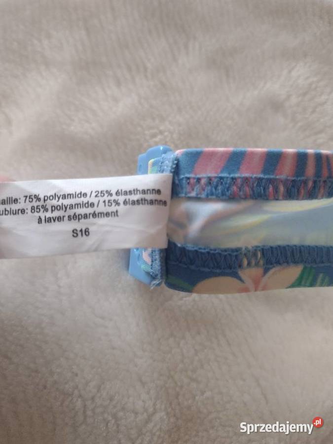 95F Francuski biustonosz plażowy strój kąpielowy