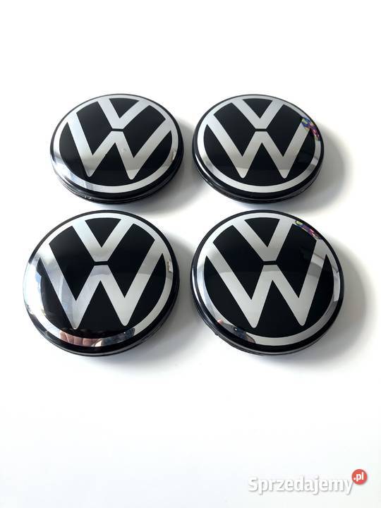 Srebrne dekielki 4x 65mm do felg VW Volkswagen Drzewica sprzedam