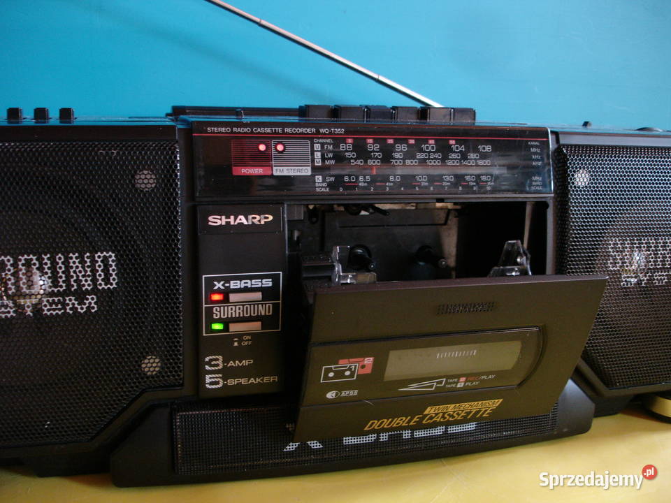 Radiomagnetofon SHARP WQT352H Radioodtwarzacze Zielona Góra sprzedam