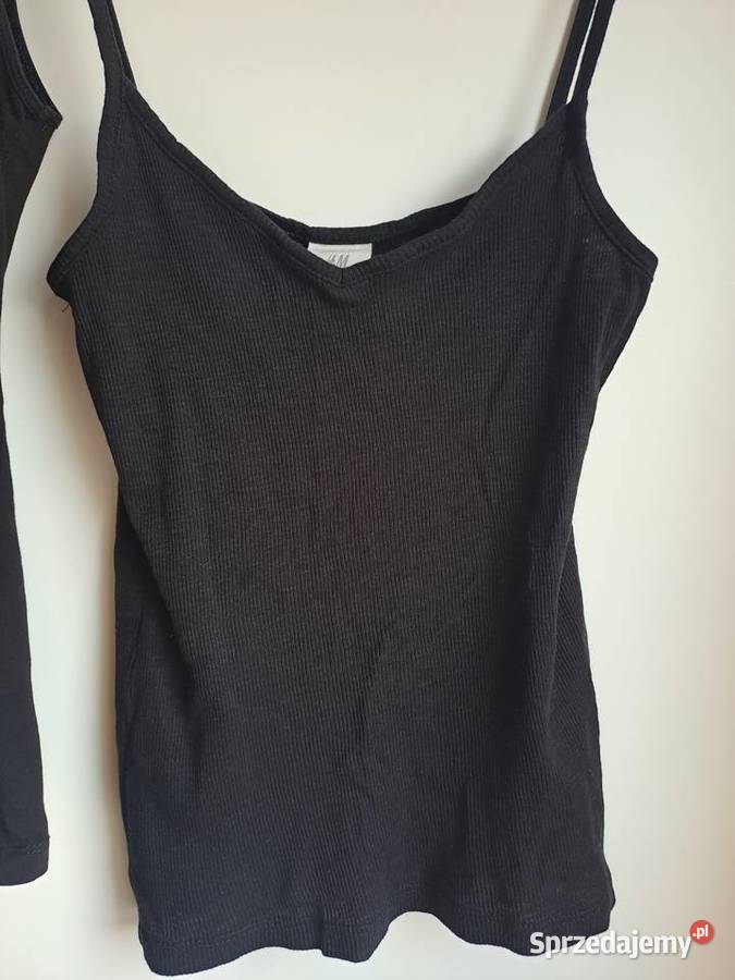 3x HM Koszulka Top czarna XS mazowieckie Warszawa