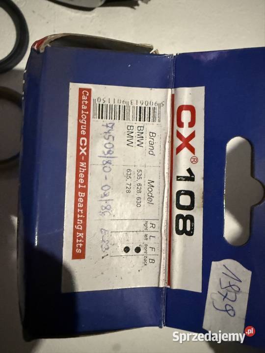 Zestaw łożysk na przednią oś BMW e24 e23 e28 osobowe Mszana