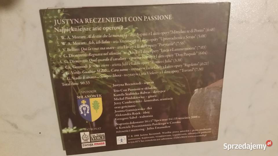 JUSTYNA RECZENIEDI I CON PASSIONE Najpiękniejsze Puławy