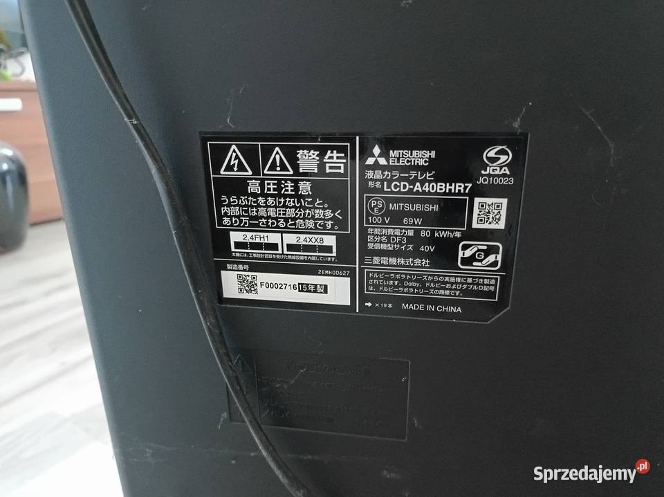 Telewizor Mitsubishi z dvd