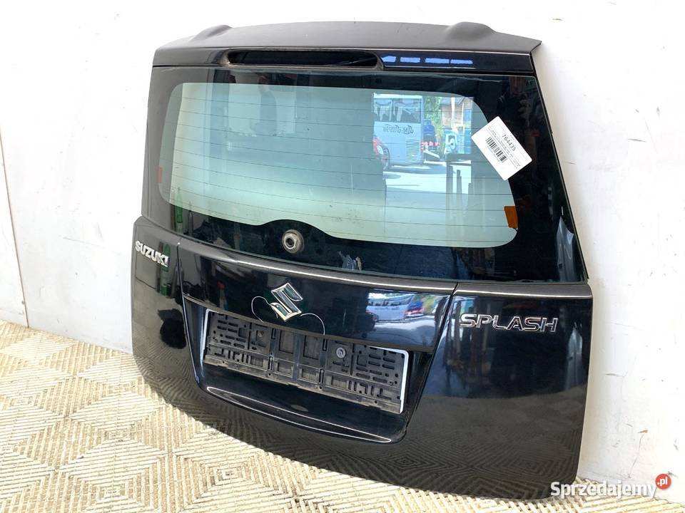KLAPA TYŁ SUZUKI SPLASH Hatchback Comic Black
