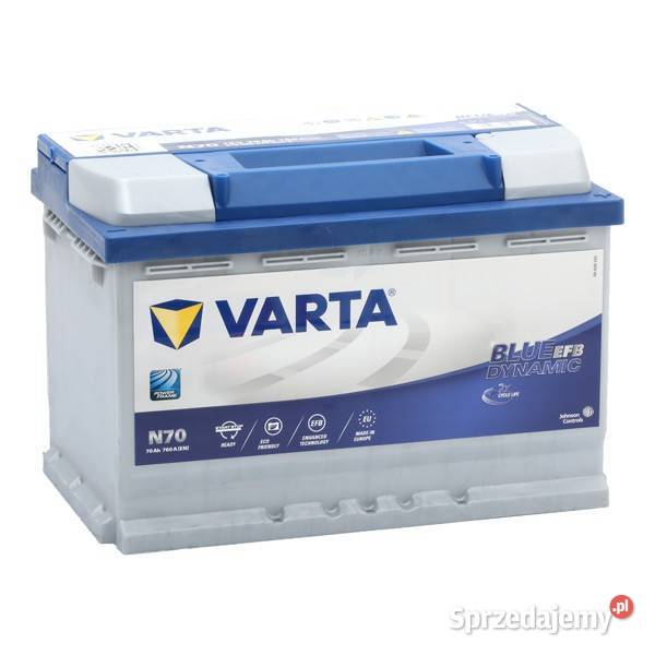 Akumulator Varta Blue Dynamic EFB STARTSTOP 70Ah mazowieckie Warszawa