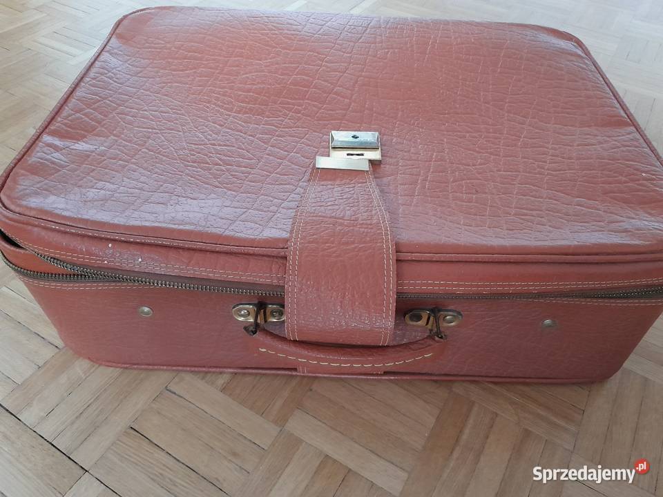 Walizka vintage ceglana mazowieckie Warszawa