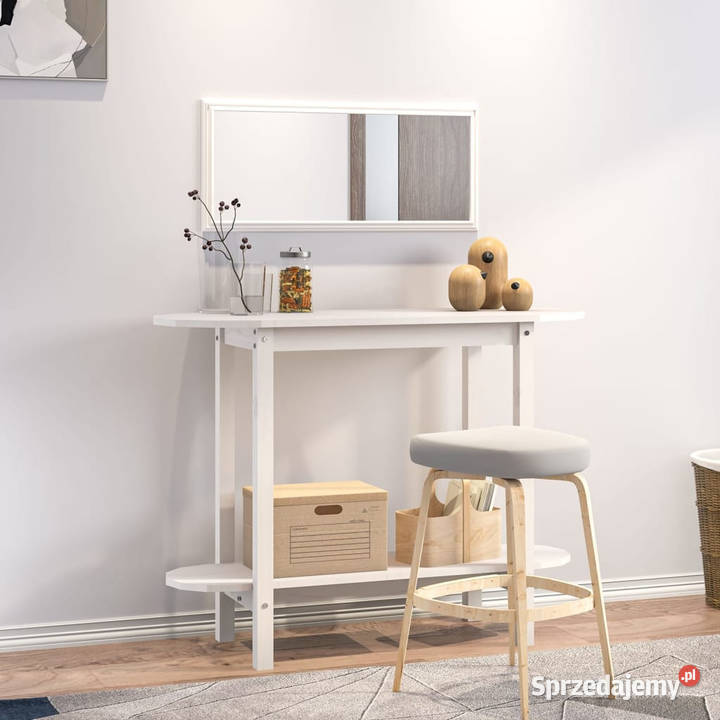 Stolik konsolowy biały 110x40x80 lite drewno Warszawa sprzedam