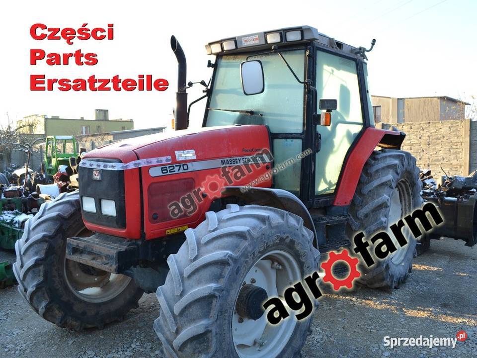 Massey Ferguson 6270 części skrzynia biegów oś Pozostałe