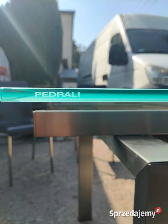 Stół PEDRALI Magic rozkładany szklany stal mazowieckie Warszawa