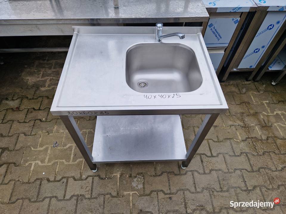 Zlew Gastronomiczny 1 Komorowy Z Półką 806085 wielkopolskie Ostrów Wielkopolski