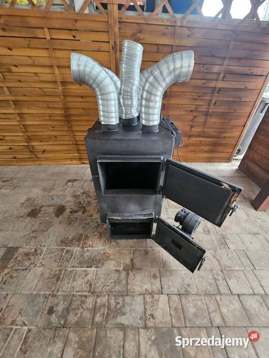 Piec nadmuchowy 20 kW duże palenisko wydajny Rybnik