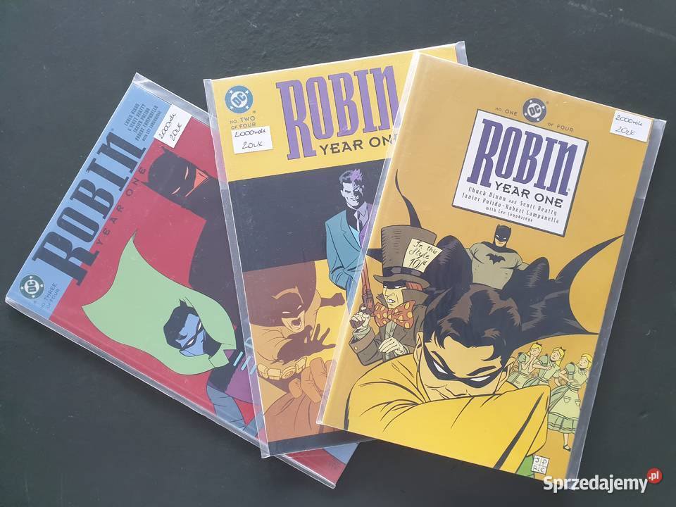 Robin Year One 3 komiksy DC USA 2000 sprzedam