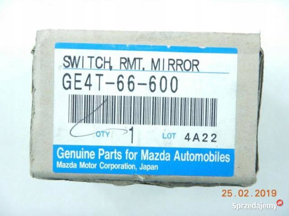 PANEL REGULACJI LUSTEREK MAZDA 323 626 PREMACY