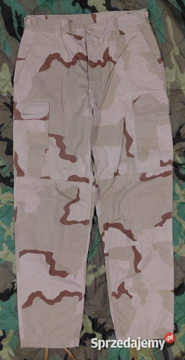 Spodnie BDU 3 color desert Medium Long ripstop sprzedam