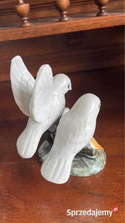 Figurka 2 ptaszków Porcelana Bez sygnatury 55 Gdańsk