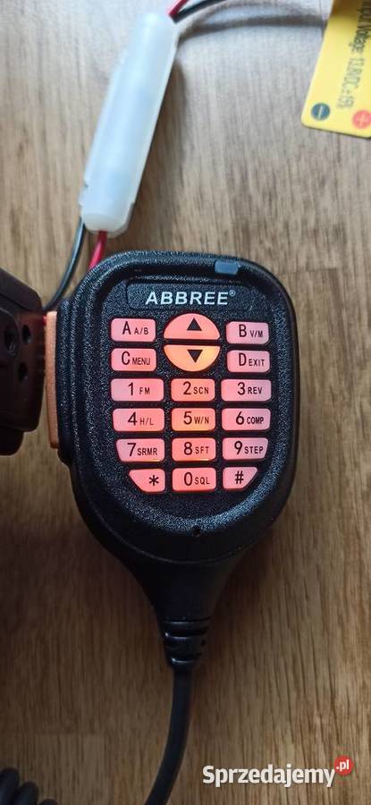 ABBREE AR318 Mini radio mobilne 25W dwuzakresowe podlaskie