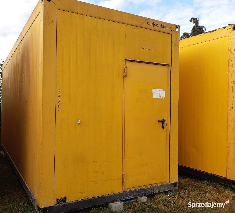 Kontener biurowy szatniowy żółty Swarzędz 37