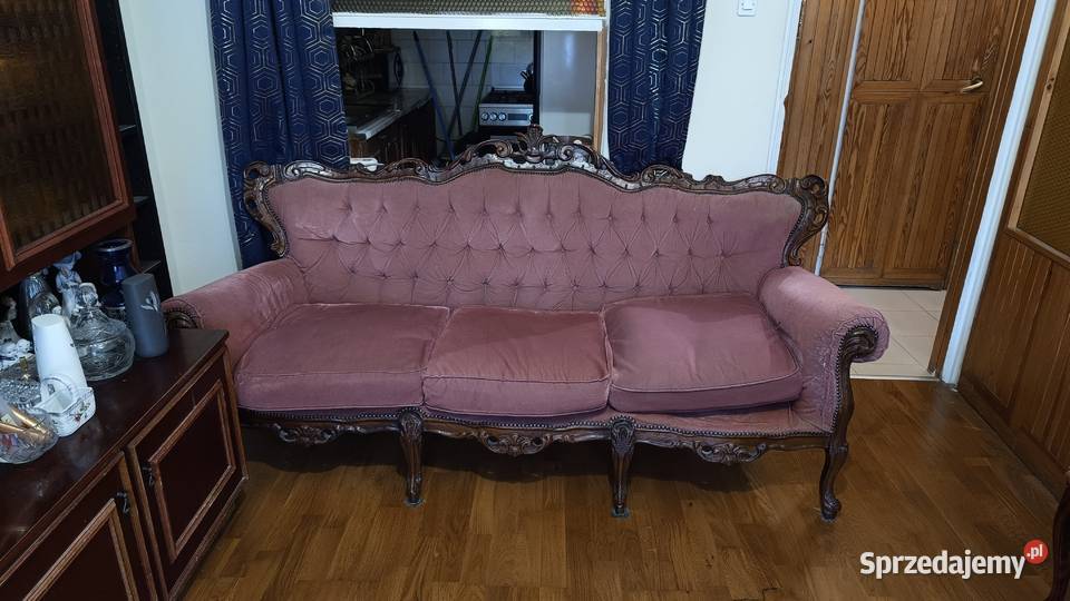 Śtół z6 krzesłami i sofą stylizowane mazowieckie Warszawa sprzedam