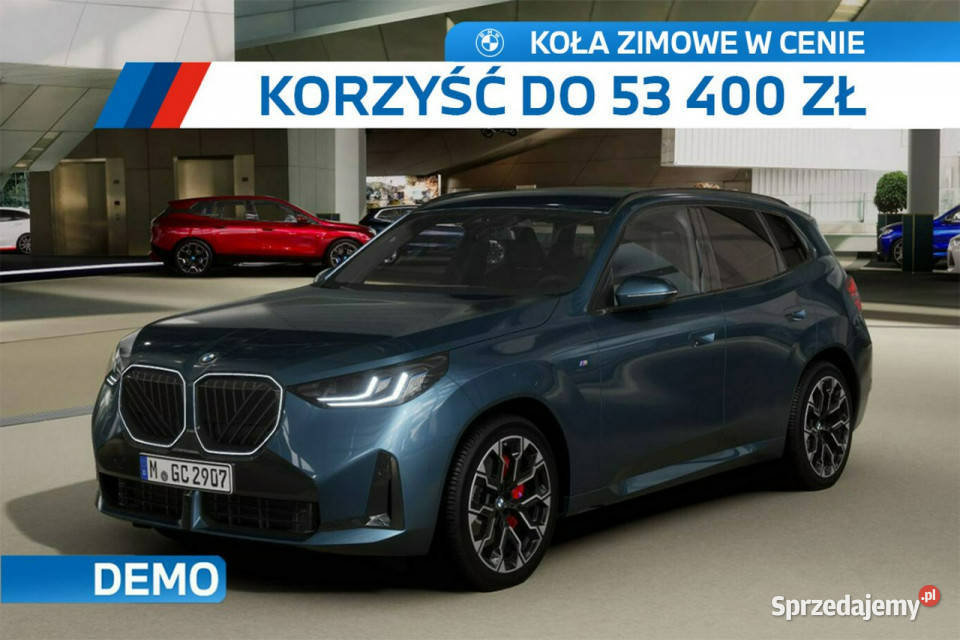 BMW X3 NOWE BMW X3 20d xDrive DEMO Koła zimowe w