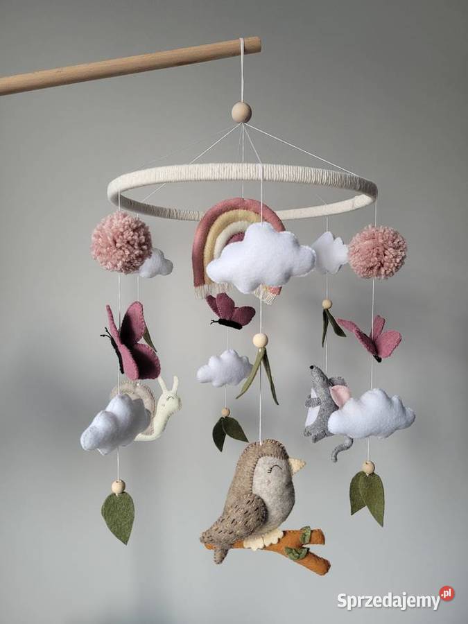 Karuzela do łóżeczka myszka wróbelek i ślimak Częstochowa