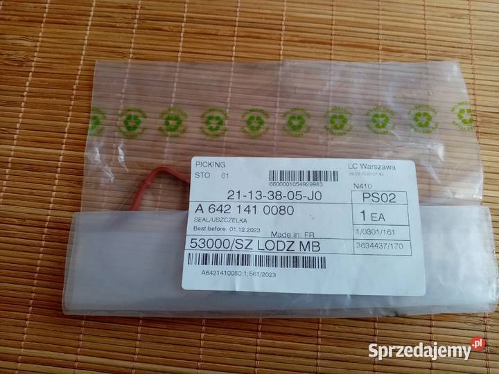Uszczelka elementu kolektora ss A6421410080 oryg Łódź